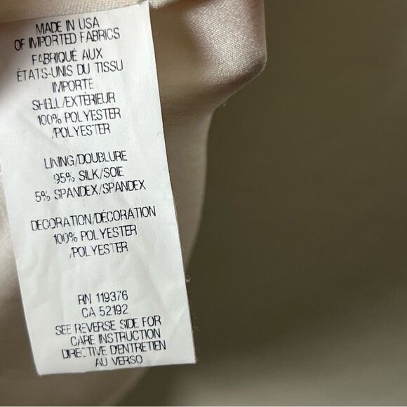 NWT Helmut Lang Sugar Silk Crepe Asymmetrical Black White Sleeveless Dress 10 - Picture 15 of 16